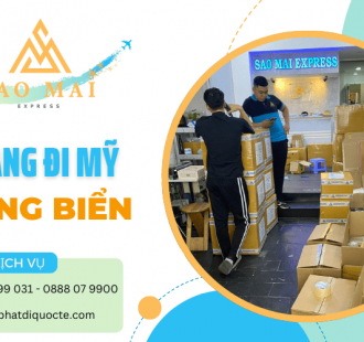 Gửi hàng đi Mỹ đường biển tại Sao Mai Express - Cam kết cước phí tốt
