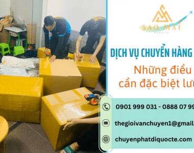 Dịch vụ chuyển hàng đi Mỹ - Những điều cần đặc biệt lưu ý 